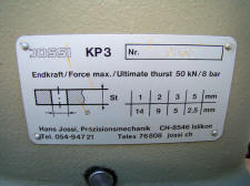 Kniehebelpresse "Jossi" [3]